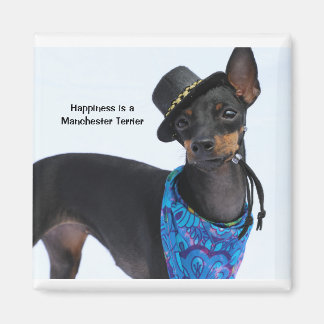 マンチェスターテリアハピネスマグネット マグネット