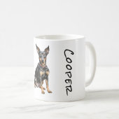 マンチェスターテリアマグ コーヒーマグカップ (正面右)