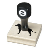 マンチェスターテリアードッグブリードシルエット ラバースタンプ (スタンプ)