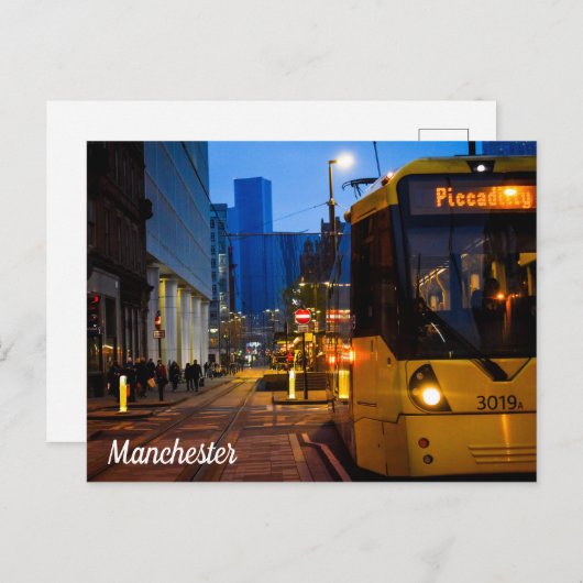 マンチェスタートラムピカディーリーガーデンズ ポストカード (正面/裏面)