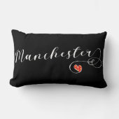 マンチェスターハート装飾用クッション,イングランド ランバークッション (正面)