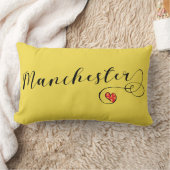 マンチェスターハート装飾用クッション,イングランド ランバークッション (ブランケット)