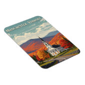 マンチェスターバーモントトラベル マグネット (右側)