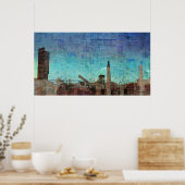 マンチェスタープリント ポスター (キッチン)