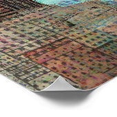 マンチェスタープリント ポスター (角)