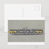 マンチェスターメトロリンクトラムグラフィティトラム ポストカード (正面/裏面)