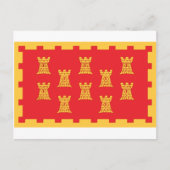 マンチェスター素晴らし県国旗 ポストカード (正面)