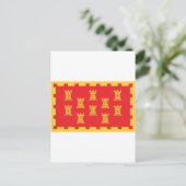 マンチェスター素晴らし県国旗 ポストカード (スタンド正面)