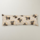 マンチェスター絵画テリアのオリジナルアニマルアート ボディピロー (裏面)