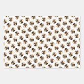 マンチェスター絵画テリアのオリジナルアニマルアート ラッピングペーパーシート (正面2)