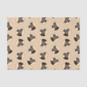 マンチェスター絵画テリアのオリジナルアニマルアート 薄葉紙 (正面)