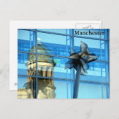 マンチェスター葉書の反射 ポストカード (正面/裏面)
