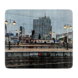 マンチェスター駅ビュー カッティングボード