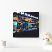 マンチェスター駅 スクエア壁時計 (ホーム)