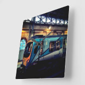 マンチェスター駅 スクエア壁時計 (傾斜)