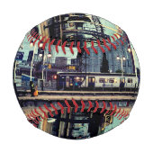 マンチェスター駅、ビューあり 野球ボール (裏面)