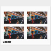 マンチェスター駅 長方形シール (シート)