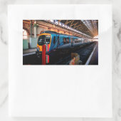 マンチェスター駅 長方形シール (バッグ)