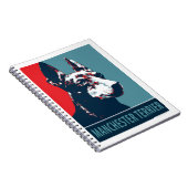 マンチェスター・テリア・ホープ・パロディの政治的ポスター ノートブック (右側)