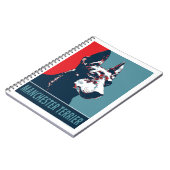 マンチェスター・テリア・ホープ・パロディの政治的ポスター ノートブック (左側)