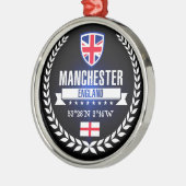 マンチェスター メタルオーナメント (左)