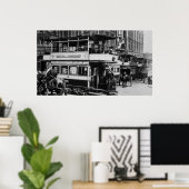 マンチェスター、c.1900のトラム ポスター (ホームオフィス)