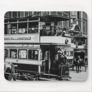 マンチェスター、c.1900の市街電車 マウスパッド