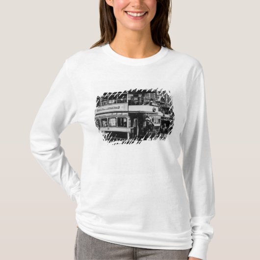マンチェスター、c.1900の市街電車 tシャツ (正面)