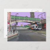 マンチェスターUKイラストレーション ポストカード (正面/裏面)