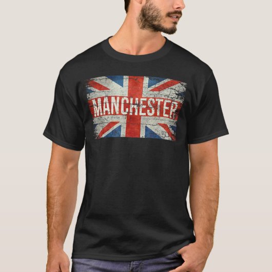 マンチェスタ統一されたーイングランド国旗Vi Tシャツ (正面)