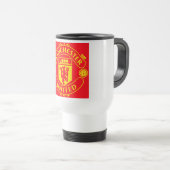 マンチェスタ統一されたーサッカークラブバッジマグ トラベルマグ (正面右)