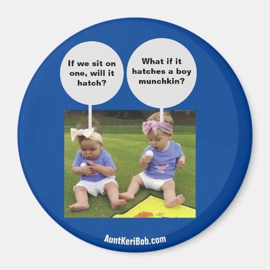 マンチキン卵 マグネット (正面)