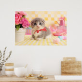 マンチキン子猫 ポスター (キッチン)