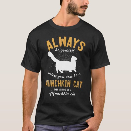 マンチキン猫になろう Tシャツ (正面)