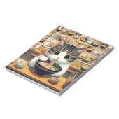 マンチキン猫食べラーメン ノートパッド (回転)