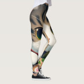 マンチキン猫食べラーメン レギンス (右)