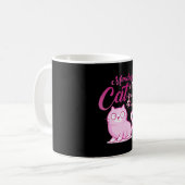 マンチキン猫 コーヒーマグカップ (正面左)