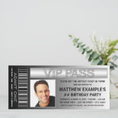 マンチケット誕生日パーティー 招待状 (スタンド正面)