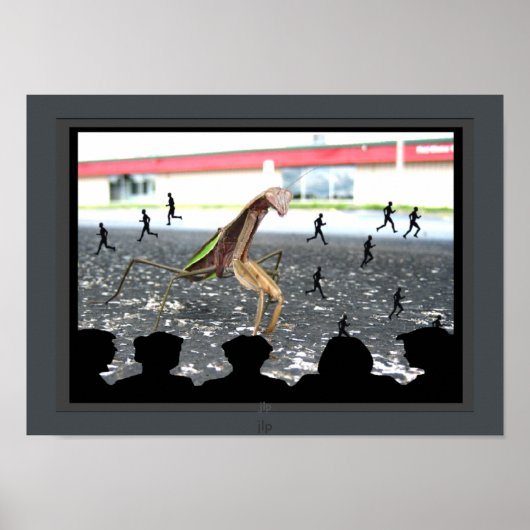 マンチス祈モンスタームービーポスターの復讐 ポスター (正面)