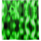 マンチャドヴェルデe preto estlo pastilas de vidro シャワーカーテン (正面)