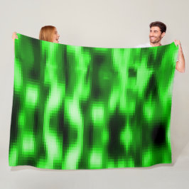 マンチャドヴェルデe preto estlo pastilas de vidro フリースブランケット