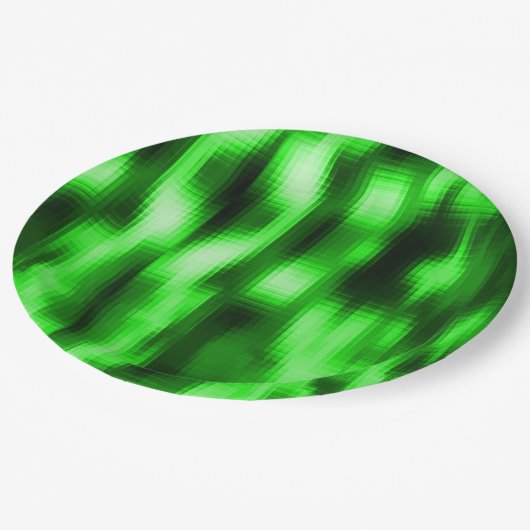 マンチャドヴェルデe preto estlo pastilas de vidro ペーパープレート (アングル)