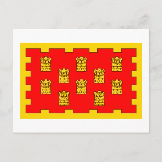 マンチ素晴らしェスター国旗 ポストカード (正面)