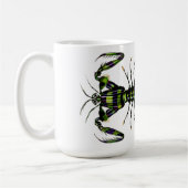 マンティスエビ – ヴィンテージデザイン コーヒーマグカップ (左)