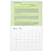 マンティスマン"コーイの神"?カレンダー カレンダー (2月 2027)