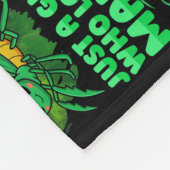 マンティス昆虫学を愛する女祈の子 フリースブランケット (角)