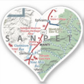 マンティユタの地図 シール (正面)