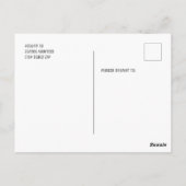 マンティ祈スシルエット ポストカード (裏面)