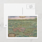 マンテュアの地図, 'Civitates Orbis Terrarum'より ポストカード (正面/裏面)
