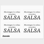 マンテンガンラカルマ 長方形シール (シート)